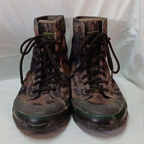 Cabela\'s Camouflage Men\'s Shank Canvas Boots Size 10 Preowned main image 8